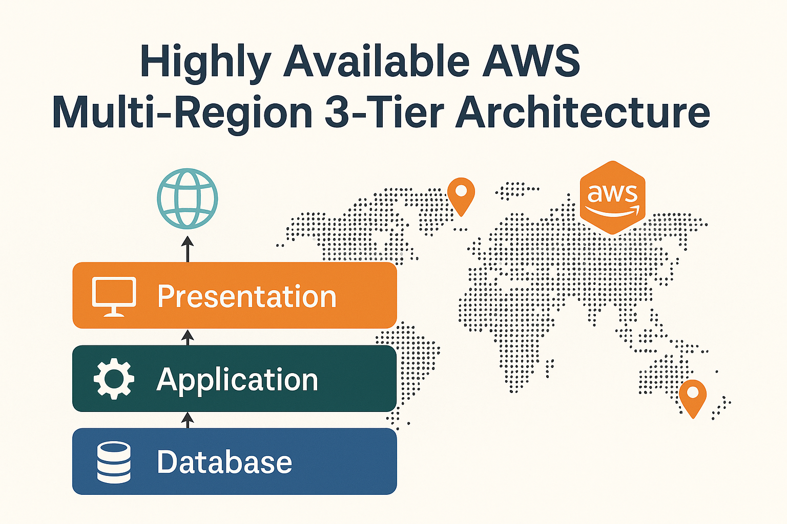 Highly Available AWS Multi-Region 3-Tier Architecture